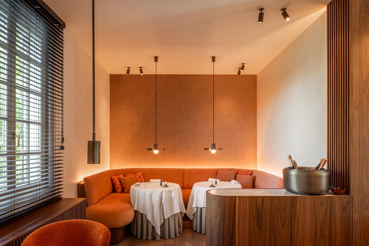 Hippe restaurantinrichting