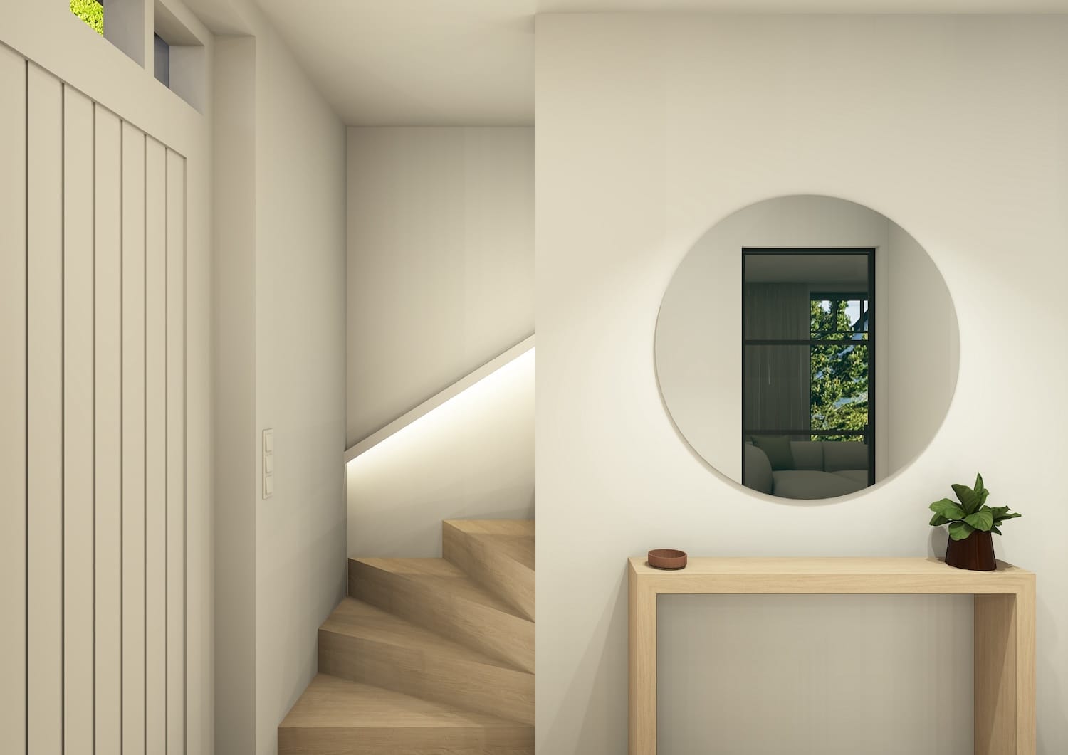 Ontwerp Blankers & Vandenbossche_gelijkvloers_II-Hal 2