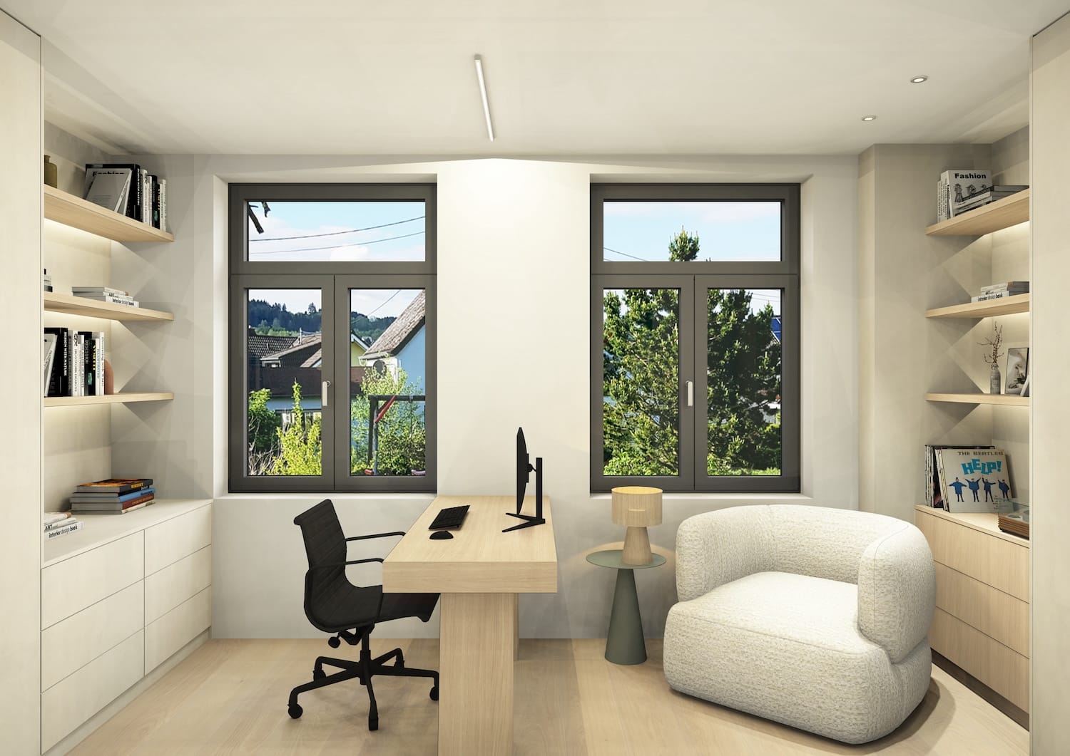 Ontwerp Blankers & Vandenbossche_gelijkvloers_III-Bureau 1